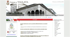 Desktop Screenshot of comune.vallata.av.it