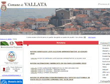 Tablet Screenshot of comune.vallata.av.it